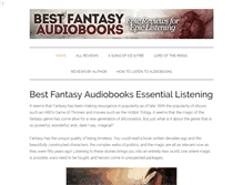 Tablet Screenshot of bestfantasyaudiobooks.com